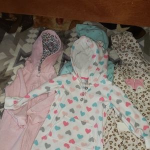 Carters Toddler girl fleece pajamas